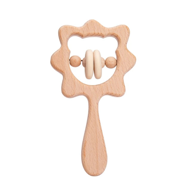 Wooden rattle toys