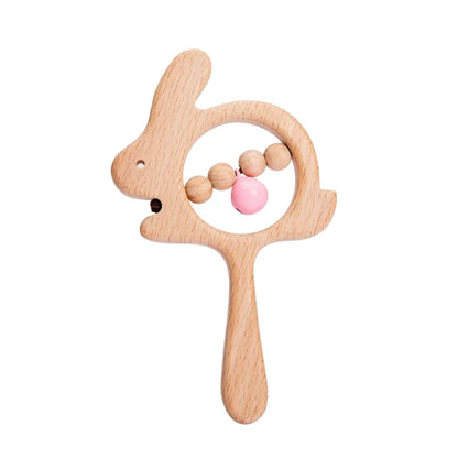 Wooden rattle toys