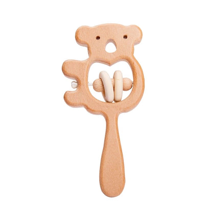 Wooden rattle toys